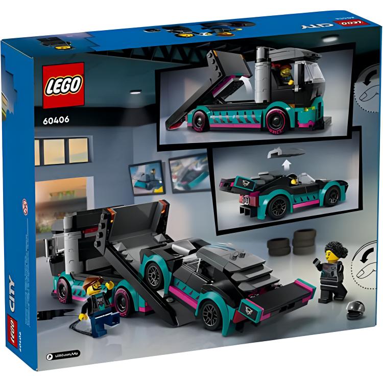 LEGO City Racing Car Transporter (60406)