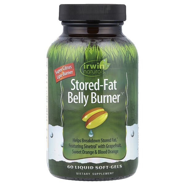 БАД Irwin Naturals Stored-Fat Belly Burner, 60 желатиновых капсул
