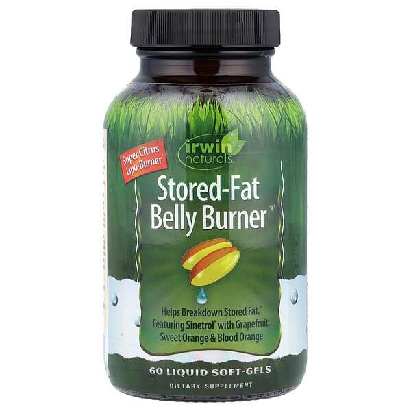 БАД Irwin Naturals Stored-Fat Belly Burner, 60 желатиновых капсул - Boxette Shop