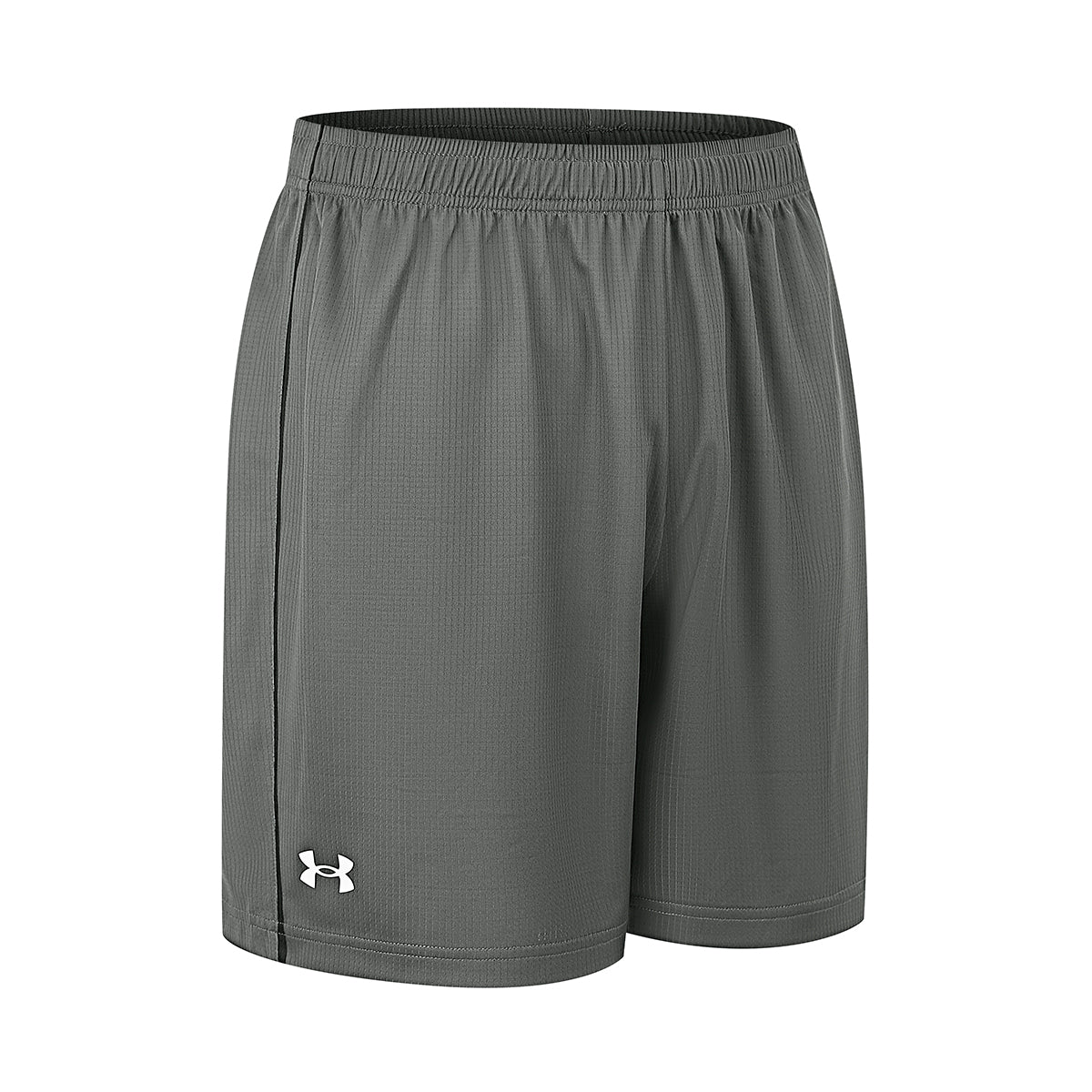 Under armour quick dry breathable knit solid elastic waist athletic shorts unisex grey
