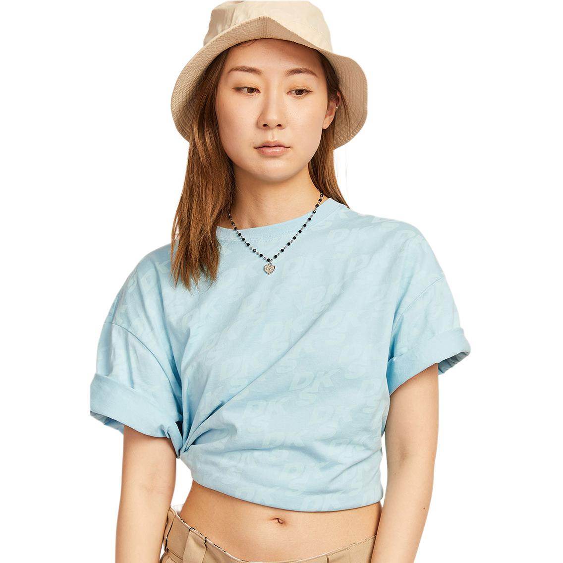 Футболка женская Dickies Letters Round Neck Straight Drop S - Boxette Shop