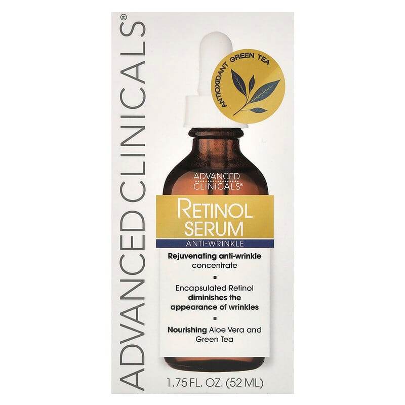 Сыворотка Advanced Clinicals Retinol, 52 мл (1,75 жидк. унций) - Boxette Shop