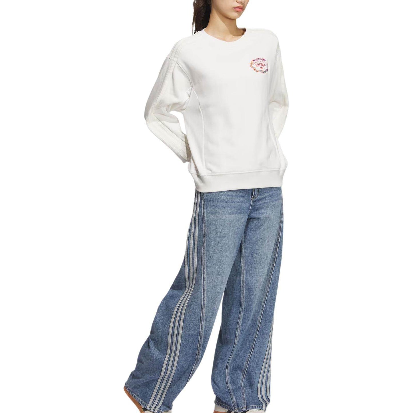 Свитшот женский Adidas Originals Lny W Crew - Boxette Shop