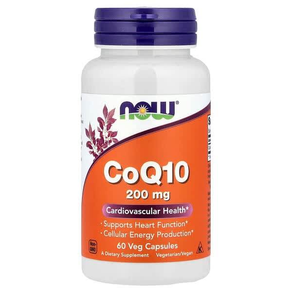 БАД NOW Foods, CoQ10, коэнзим - Boxette Shop