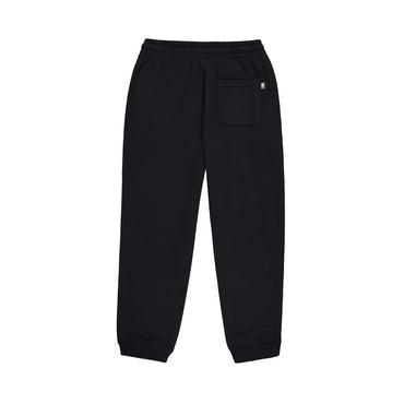 Ayollar uchun New Balance Solid Color Dantelli Modali Ko'p qirrali Trikotaj Sweatpants Qora