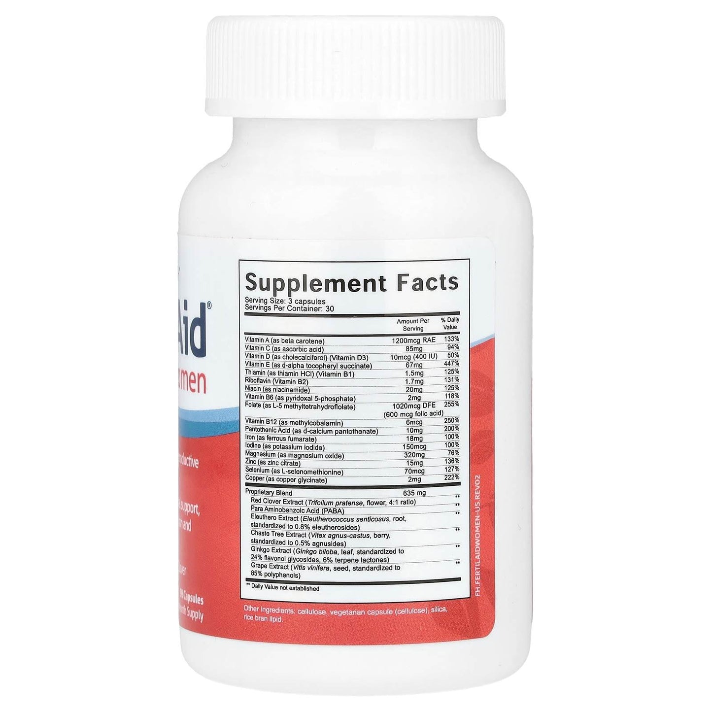 БАД Fairhaven Health, FertilAid для женщин, 90 капсул - Boxette Shop