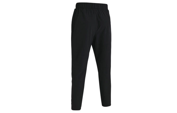 Under armour woven series slim fit woven running training long knit sweatpants men's black