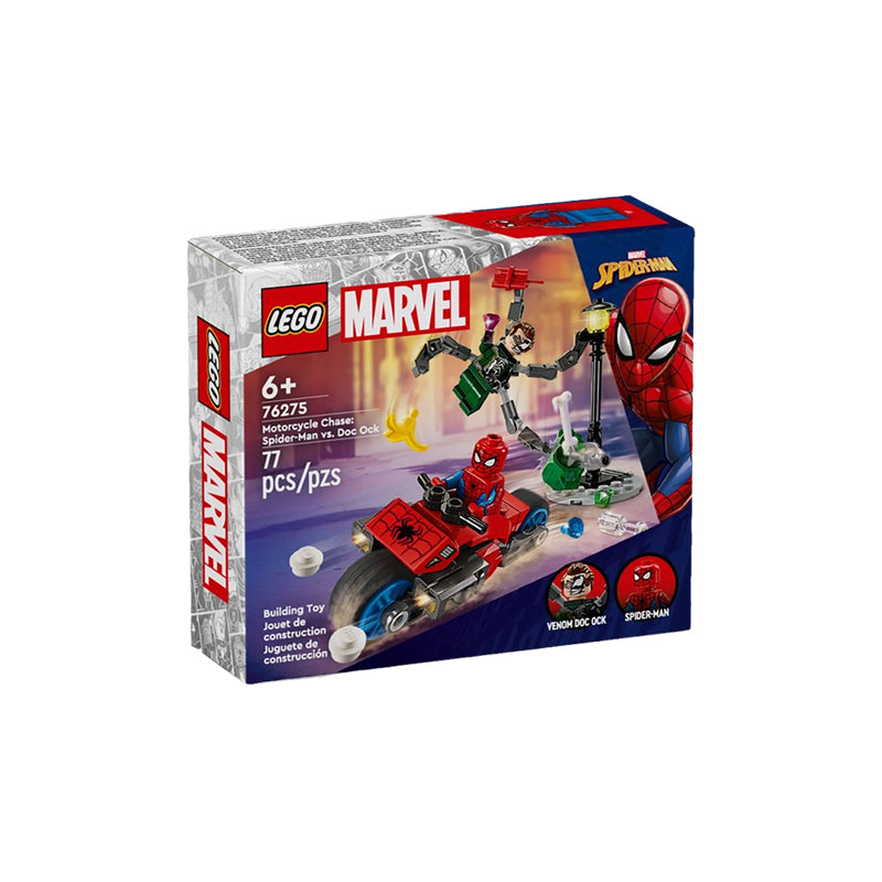 LEGO konstruktori "Ta'qib - o'rgimchak odam doktor sakkizoyoqqa qarshi" (76275)