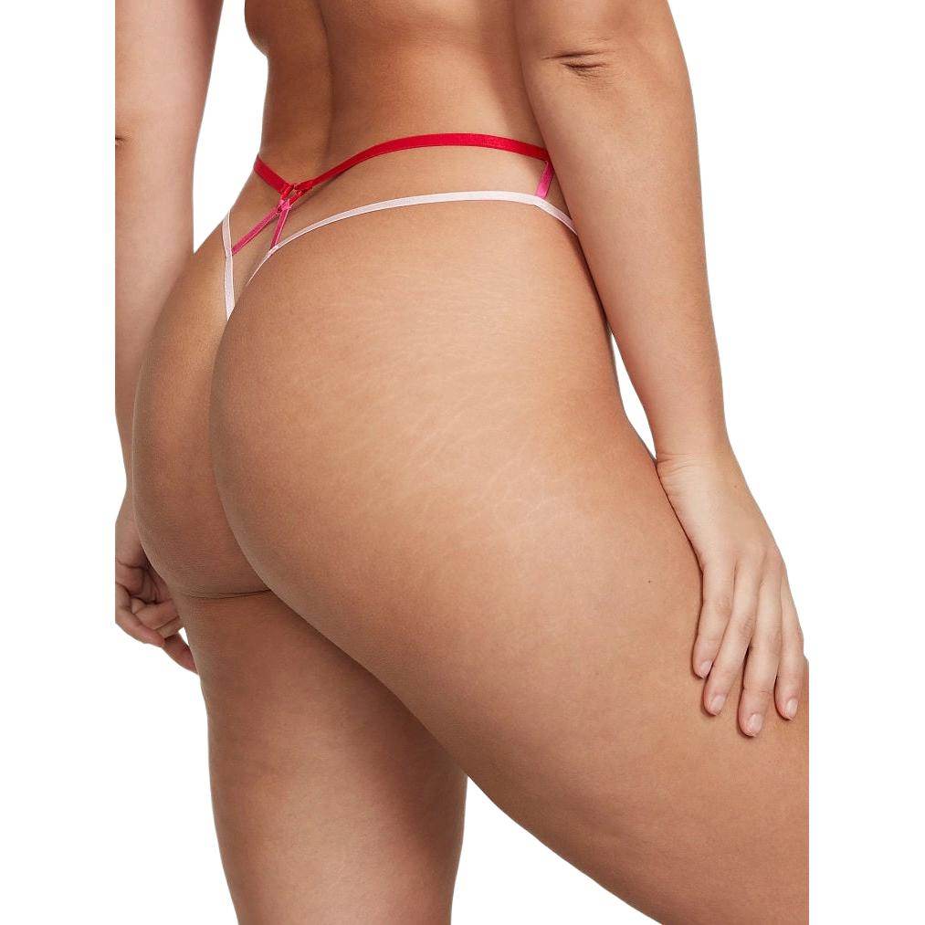 Victoria's secret victoria's secret красный товар спагетти ремни крест вырезать стринги нательные трусики женские 1шт красный - Boxette Shop