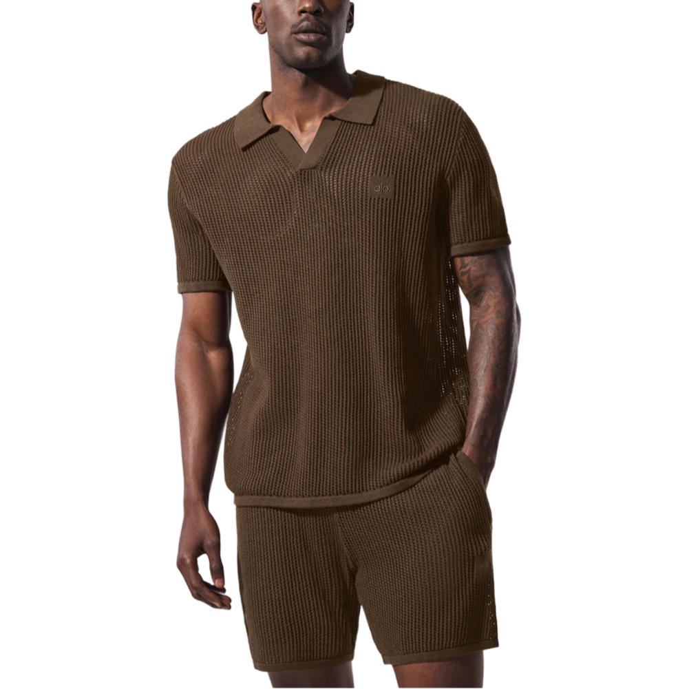 Поло мужское Alo Yoga V-Neck Knit