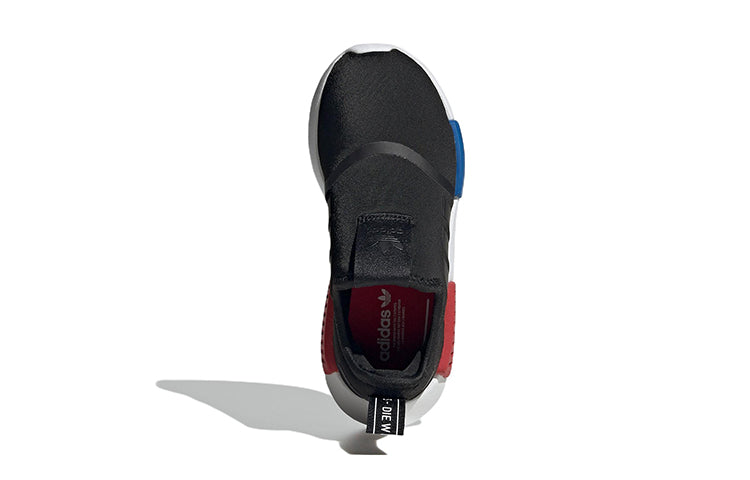 Adidas originals nmd 360 k спортивная повседневная обувь черный синий красный детская