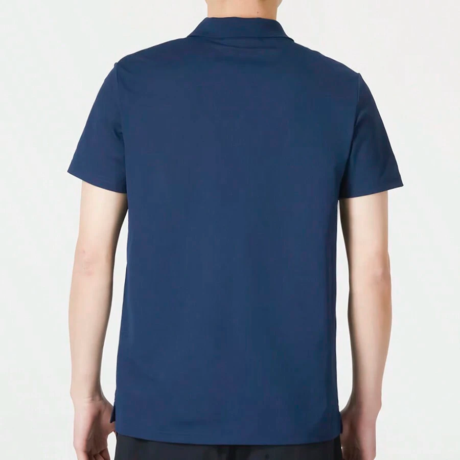 Under armour athletic life solid colour athletic casual breathable straight pullover polo shirt men's navy