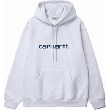 Carhartt wip klassik pullover logotipi erta kuz harfli kashtado'zlik logotipi katta cho'ntak bo'shashgan qalpoqli uzun yengli erkaklar sviteri