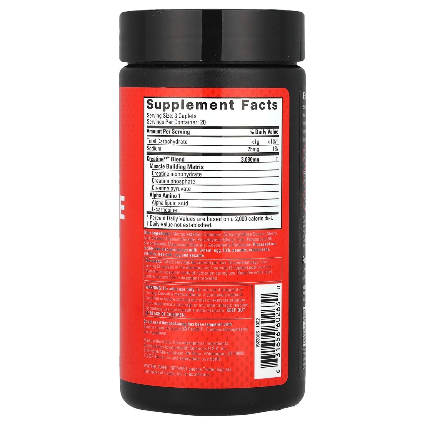 Креатин SIXSTAR, Creatine X3, 60 капсул - Boxette Shop