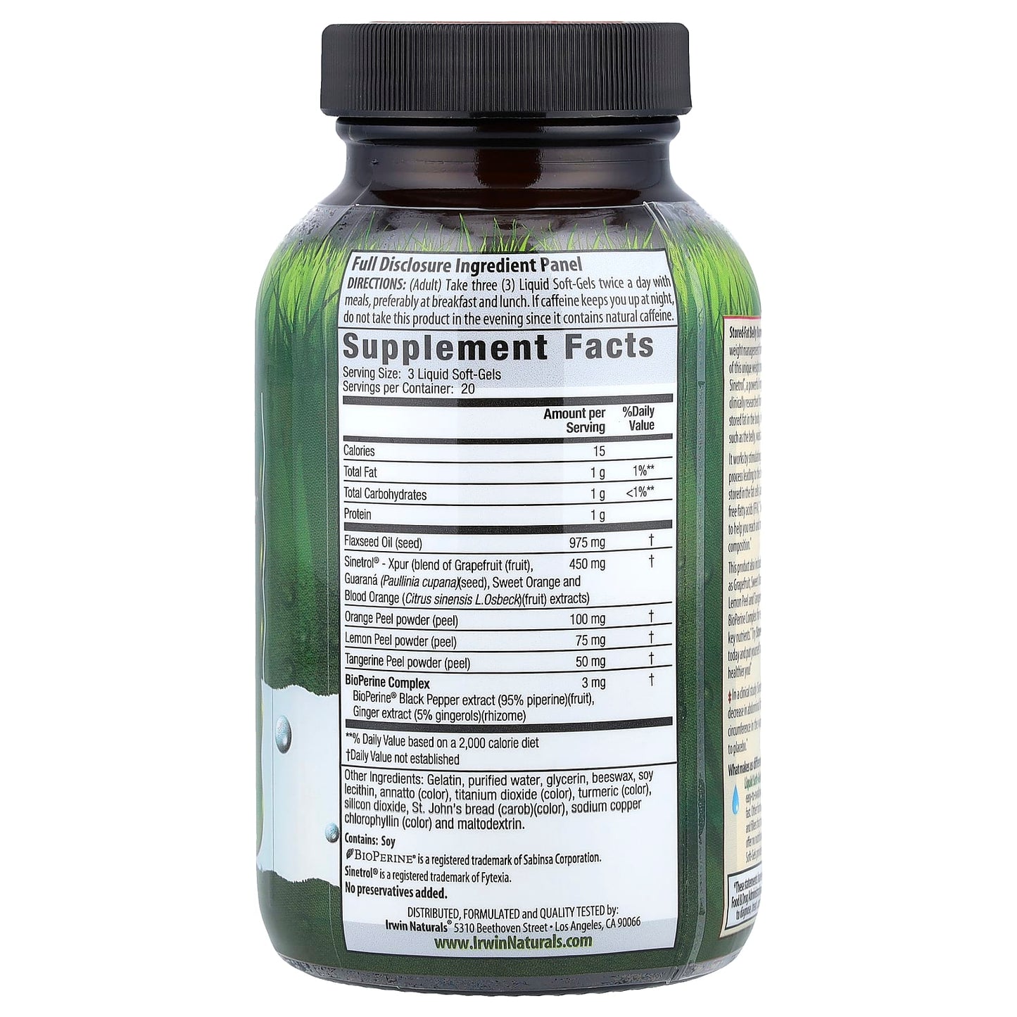 БАД Irwin Naturals Stored-Fat Belly Burner, 60 желатиновых капсул