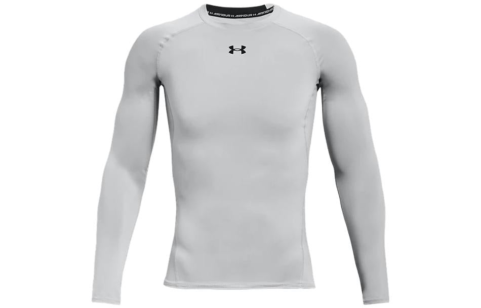 Мужское джерси under armour с длинным рукавом power stretch jersey современного серого цвета