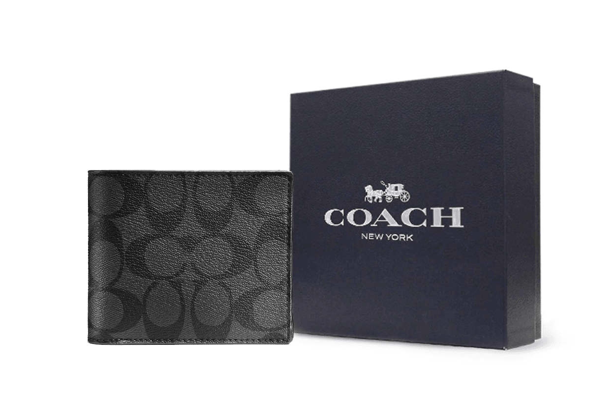 Кошелек мужской Coach 3 in 1 - Boxette Shop