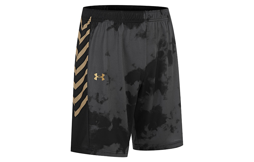 Under armour under armour логотип бренда напечатаны средней талии дышащий бег фитнес тренировки короткие баскетбольные штаны спортивные шорты унисекс черный
