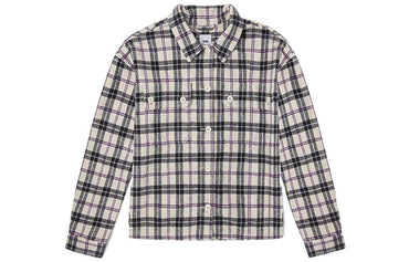 Vans ayollar bej rangli chekka lapel tasodifiy uzun yengli ko'ylagi