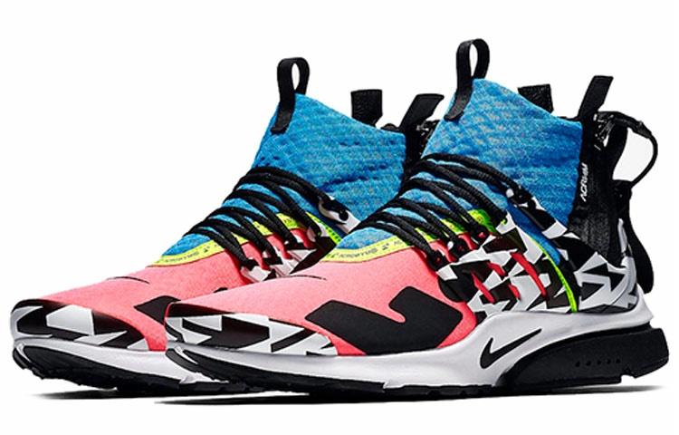 Qisqartma x Nike Air Presto Mid "Cotton Candy" krossovkalari