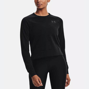 Спортивный лонгслив женский Under Armour Rival Terry Crew Andromeda - Boxette Shop