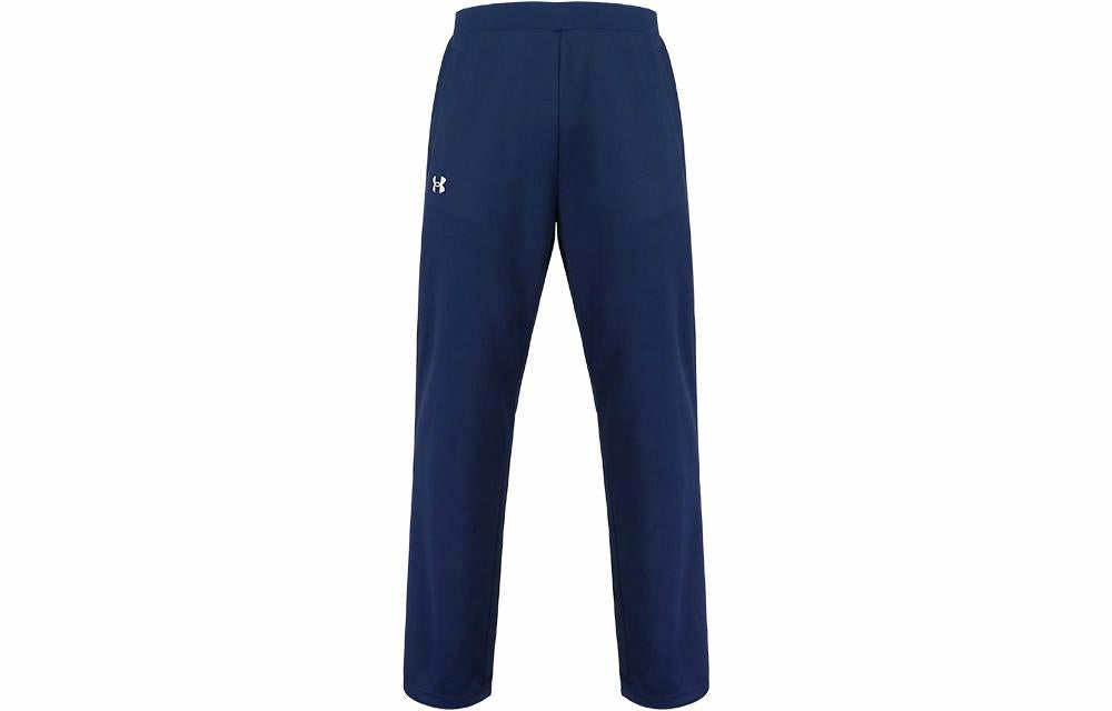 Under armour логотип узорчатый тренировки и фитнес легкий быстросохнущий шнурок брюки трикотажные толстовки мужские колледж синий