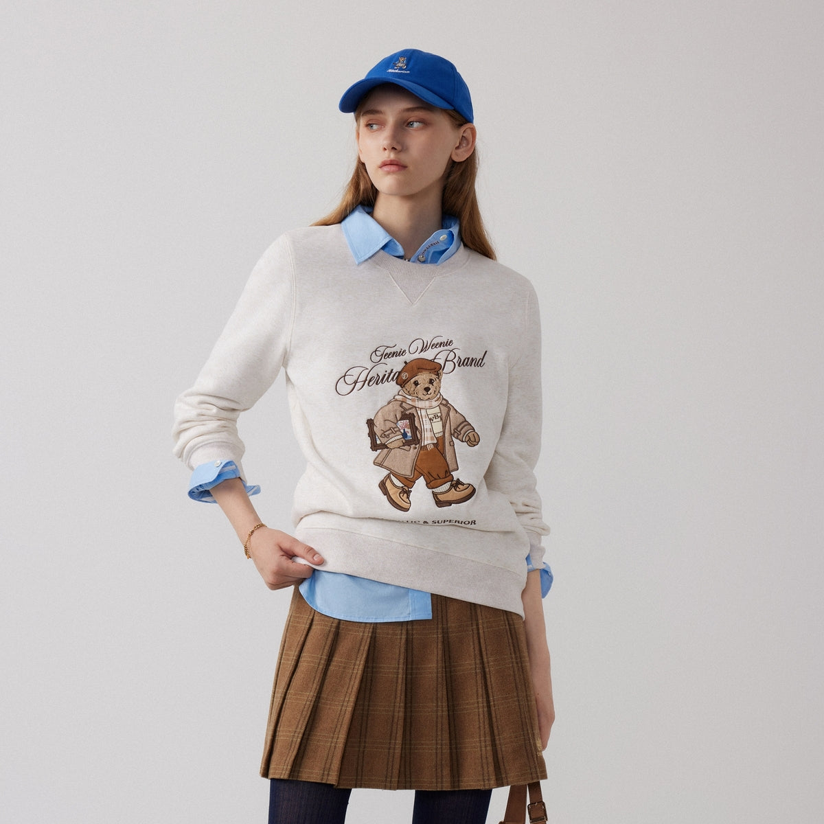 Худи женское Teenie Weenie Bear College Style
