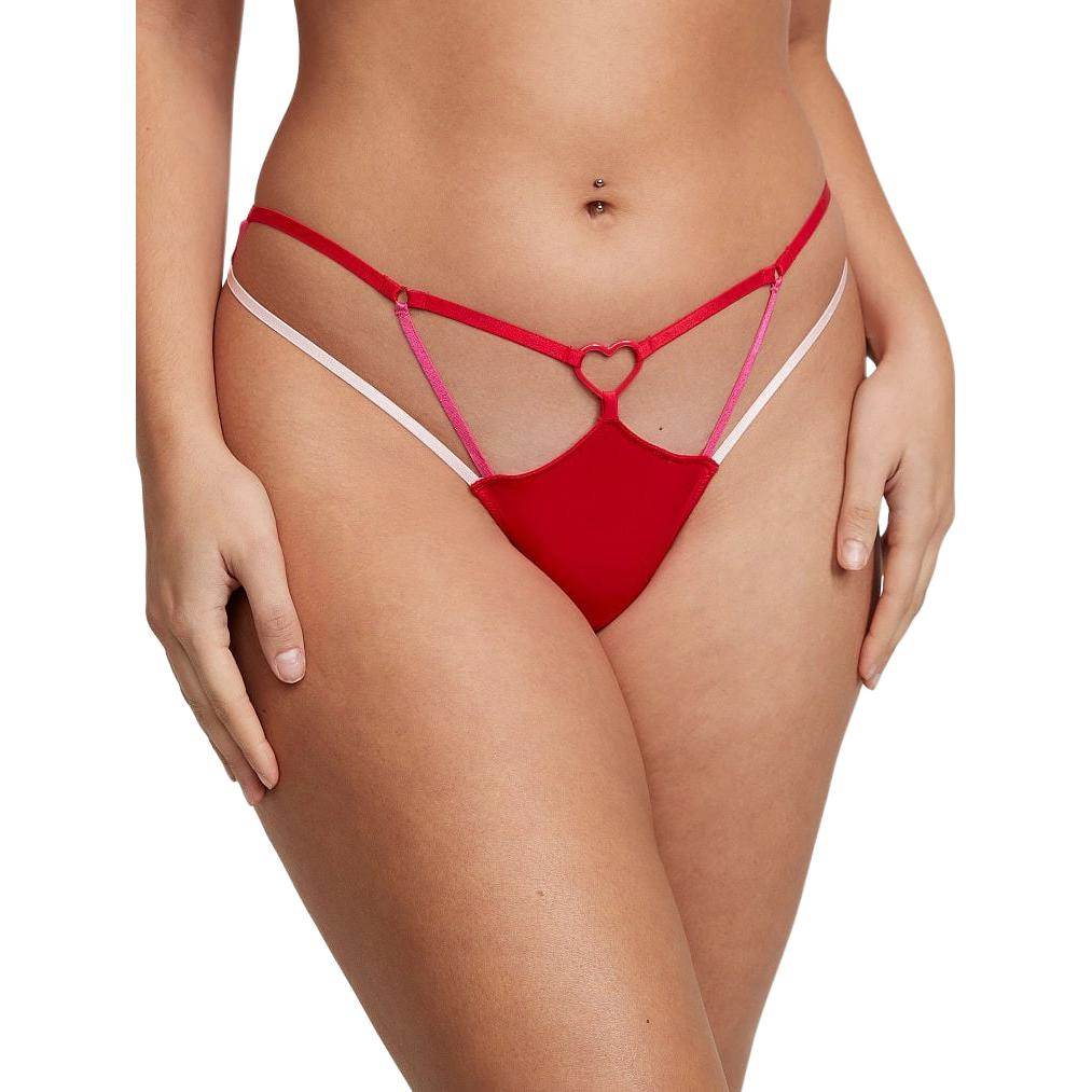 Victoria's secret victoria's secret красный товар спагетти ремни крест вырезать стринги нательные трусики женские 1шт красный - Boxette Shop