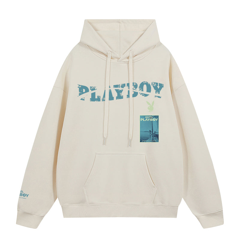 Erkaklar uchun Playboy kapshonli ko'ylagi