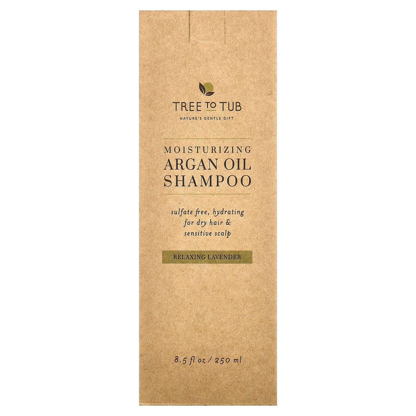 Шампунь Tree To Tub, с аргановым маслом, расслабляющая лаванда, 250 мл - Boxette Shop