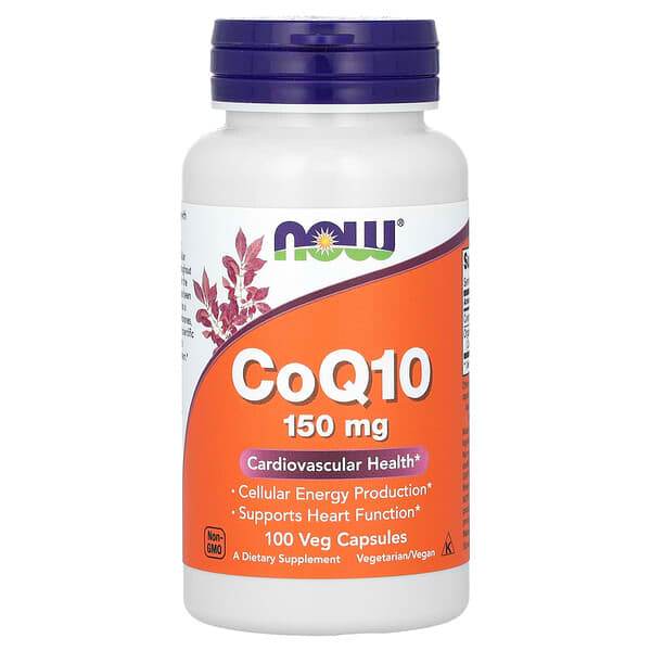 БАД NOW Foods, CoQ10, коэнзим - Boxette Shop