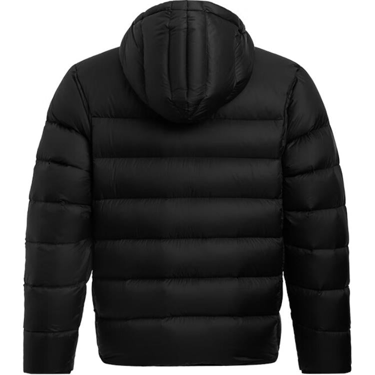Under armour core down training sports fashion hooded down jacket men's black