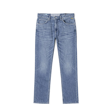 Lee ss25 bo'shashgan moda qulay toraytirilgan shimlar jinsi erkaklar ochiq ko'k