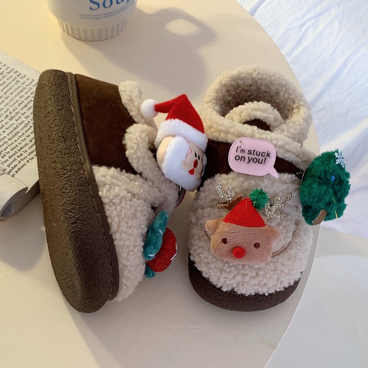 Тапочки детские Fuxi Santa Claus