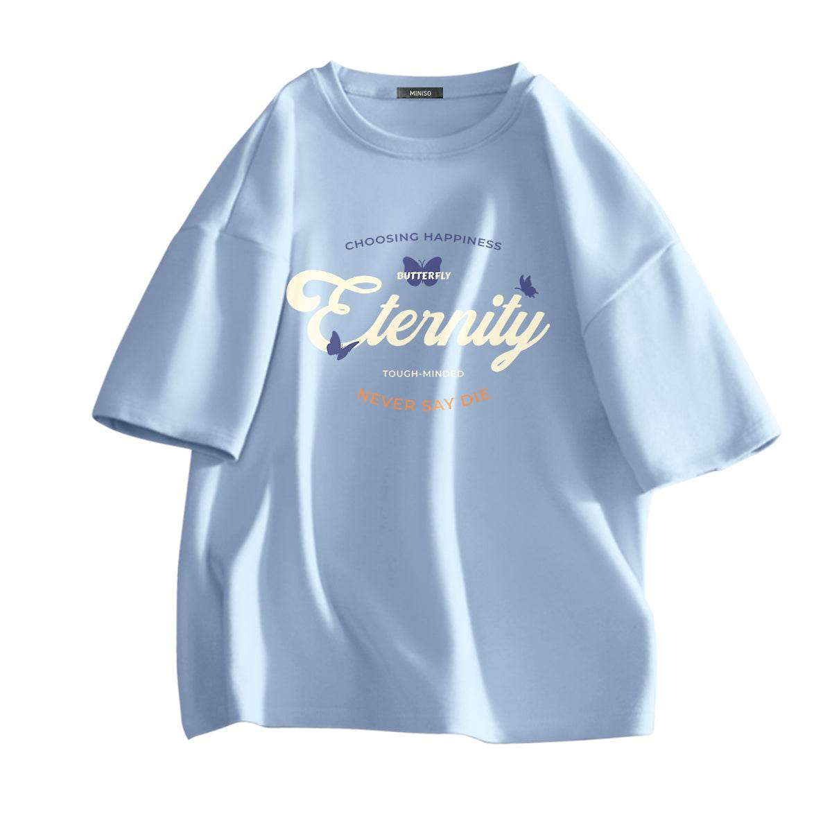 Футболка женская Miniso с круглым вырезом - Boxette Shop