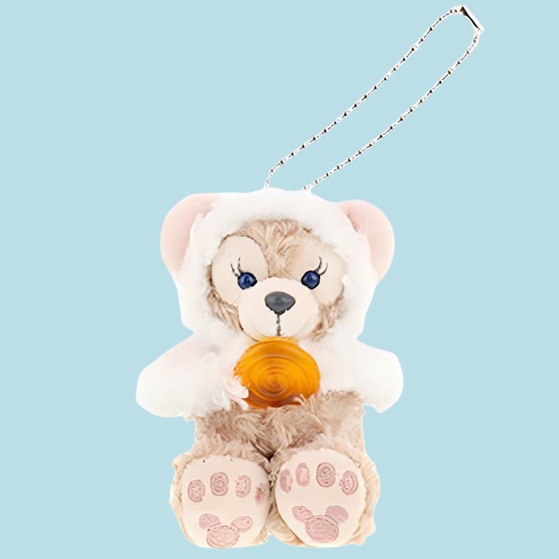 Disney disney 2023 qishki qor mavsumi to'plami Shirley Mae qishki yoqimli qo'g'irchoq peluş marjon 9 sm balandlikdagi Tokio disney