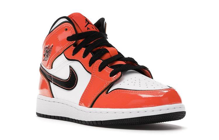Кроссовки подростковые Air Jordan 1 Mid Turf Orange - Boxette Shop