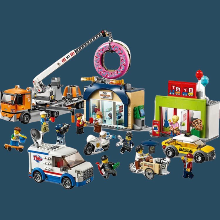 Конструктор LEGO City "Магазин пончиков" (60233) - Boxette Shop