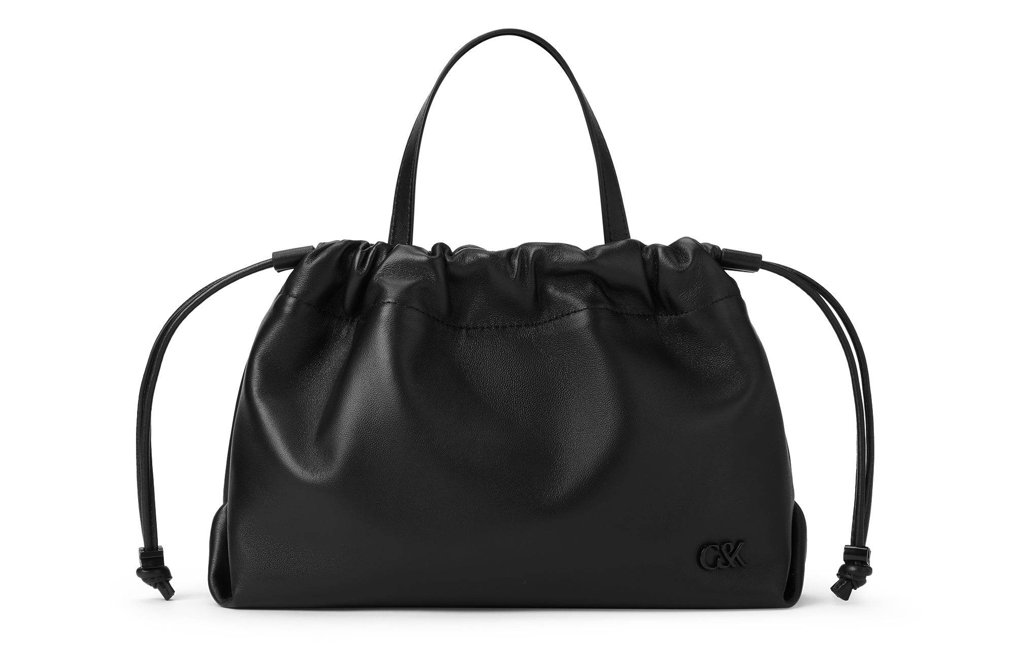 Сумка женская Charles&Keith Soft Leather Drawstring Design Cloud - Boxette Shop