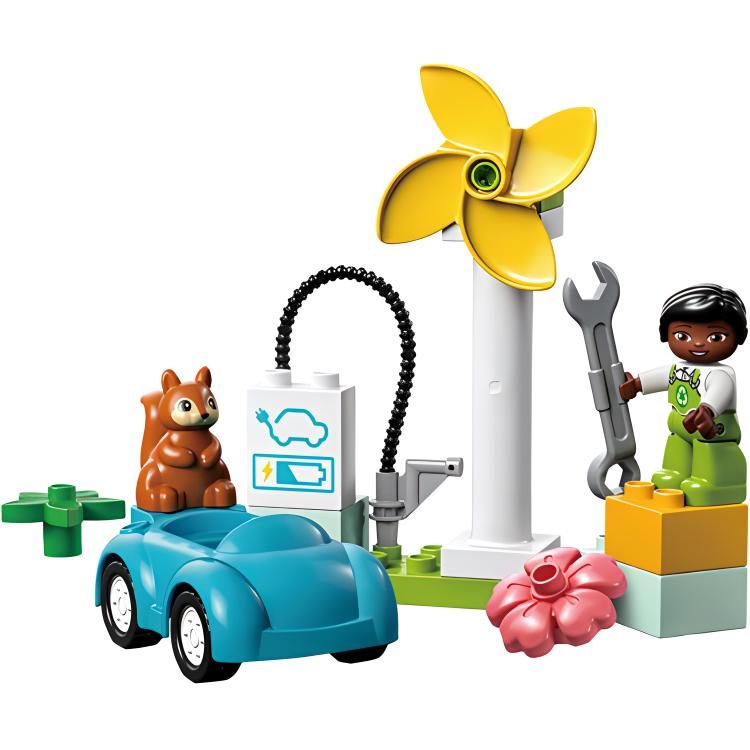 LEGO shamol turbinasi va moviy avtomobil (10985)