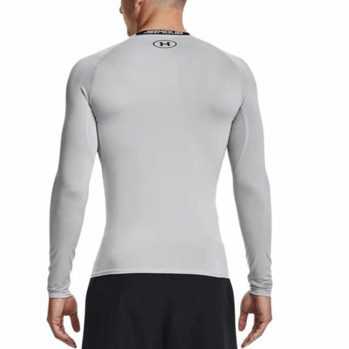 Мужское джерси under armour с длинным рукавом power stretch jersey современного серого цвета