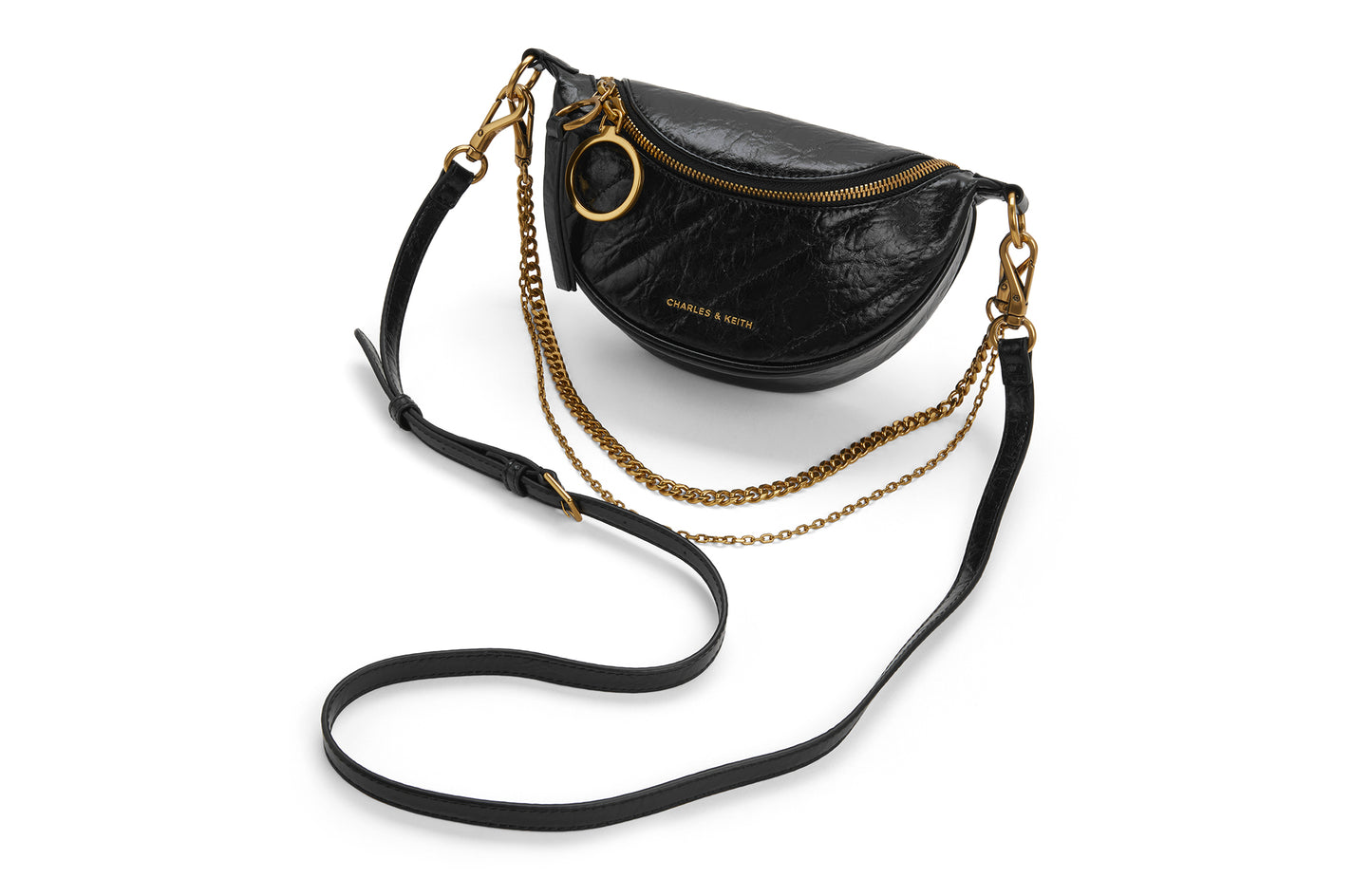 Сумка женская Charles & Keith Saddle