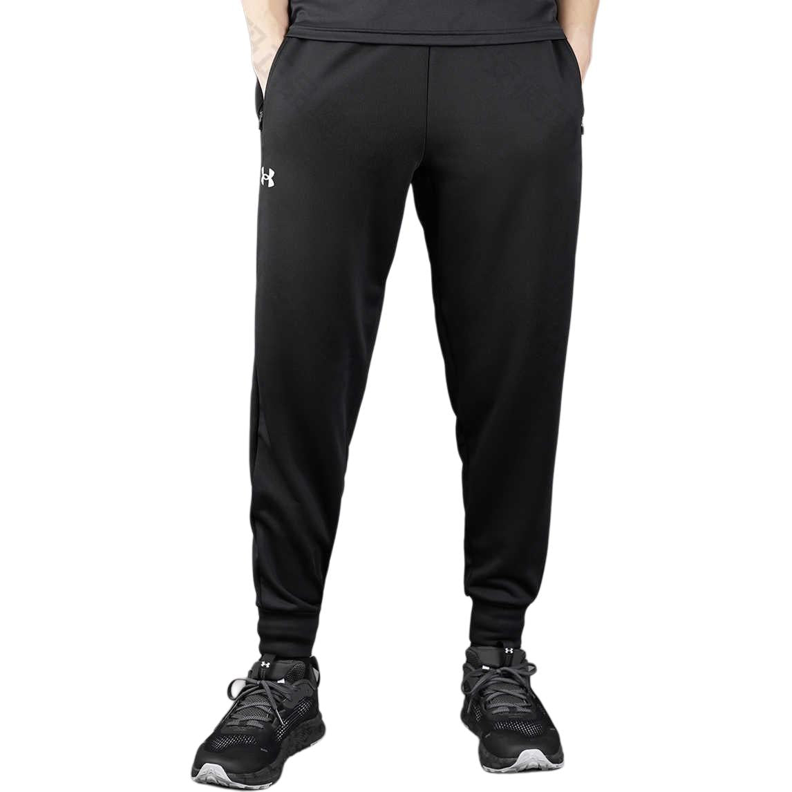 Under armour sports life loose fit drawstring comfort track pants men's black
