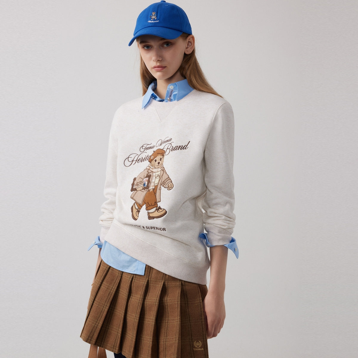 Худи женское Teenie Weenie Bear College Style