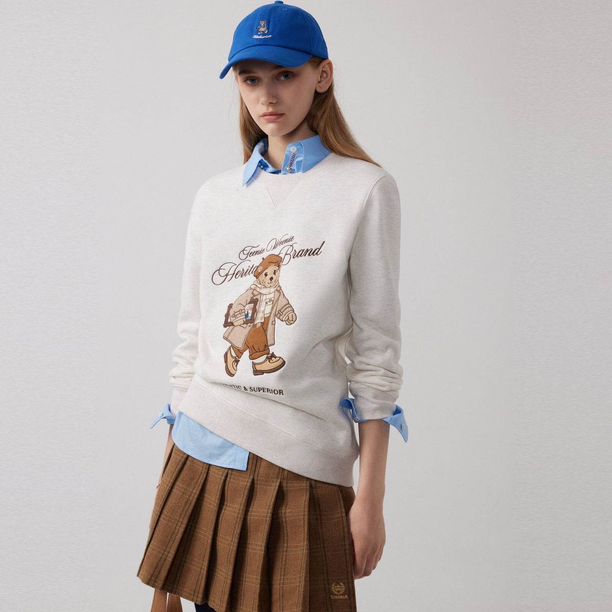 Худи женское Teenie Weenie Bear College Style - Boxette Shop