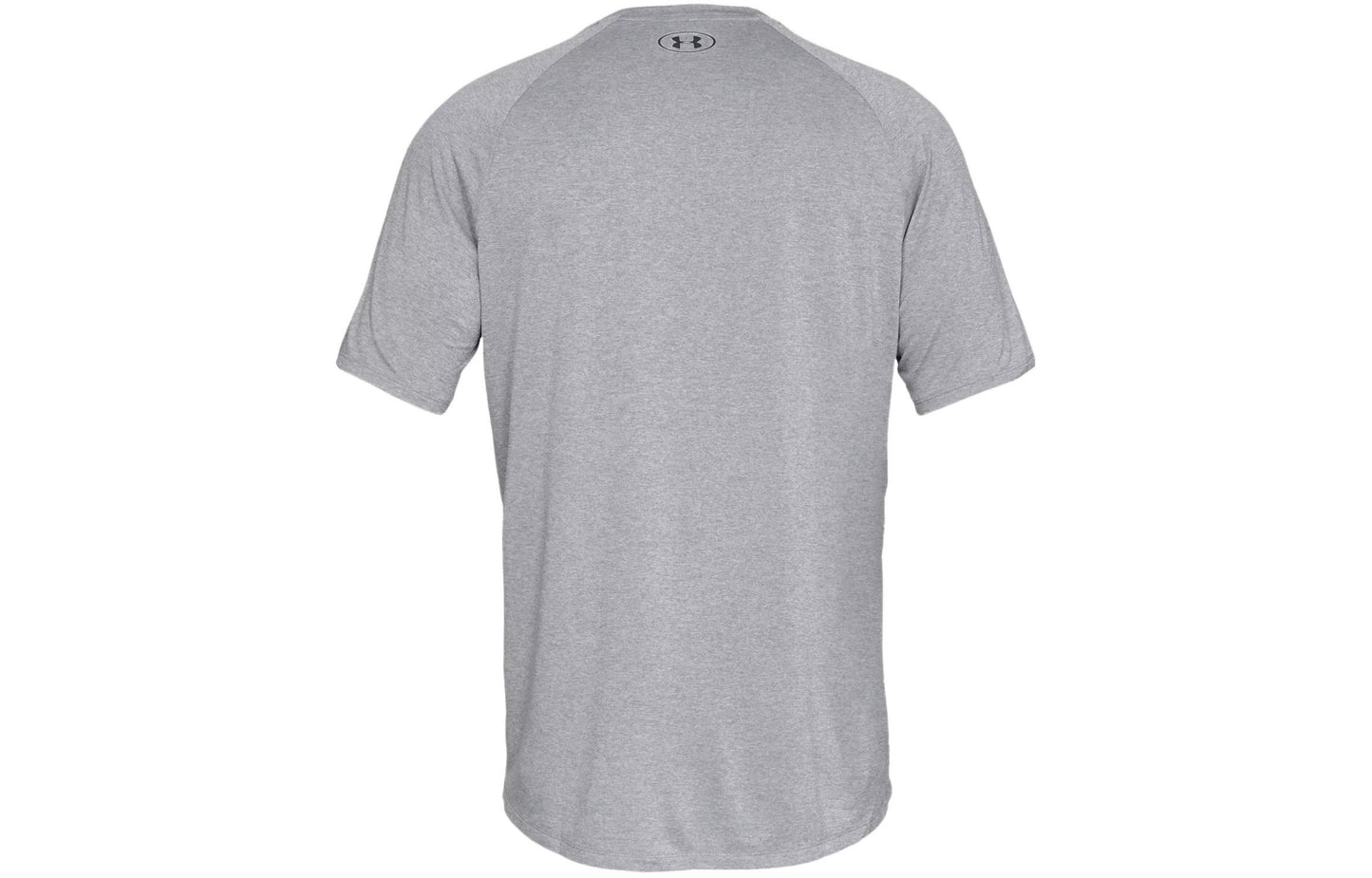 Under armour tech 2.0 solid logo training sports crew neck loose plunger sleeve short sleeve t-shirt men's light grey