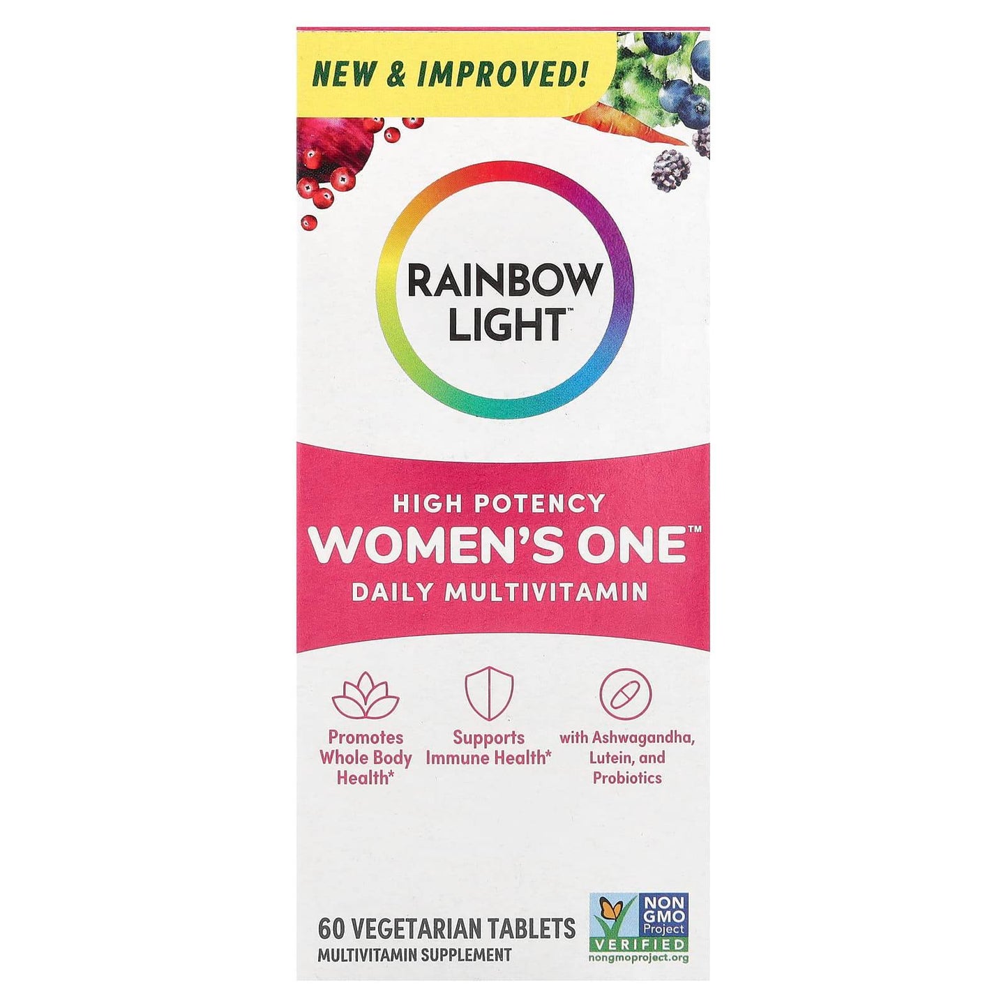 Rainbow Light Women's One, мультивитаминная добавка для женщин, 60 таблеток - Boxette Shop