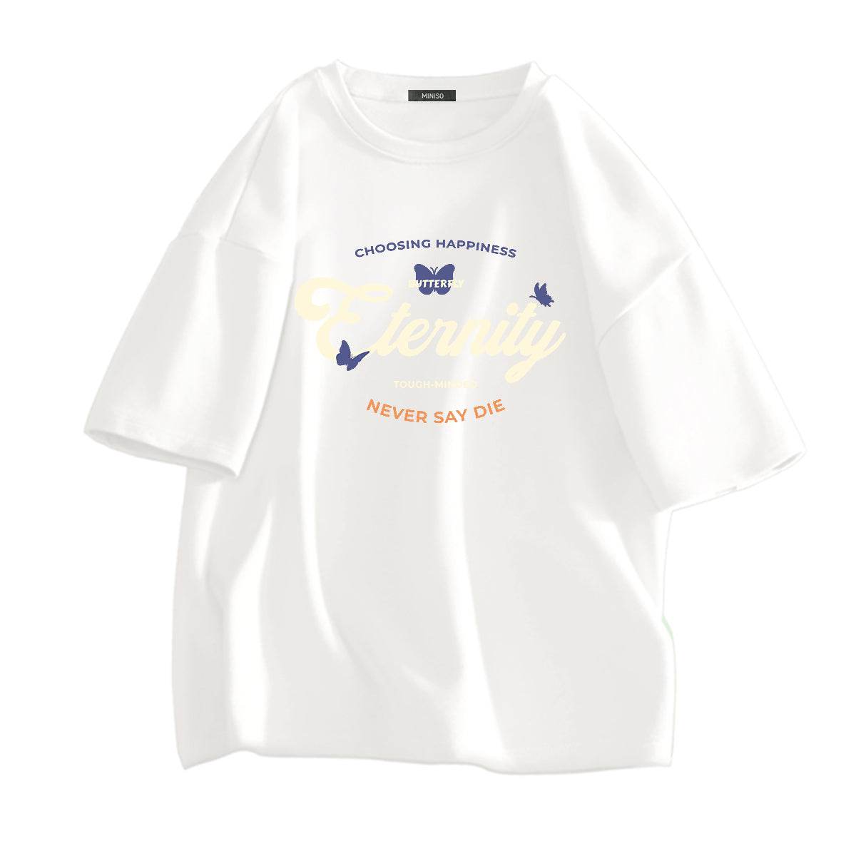 Футболка женская Miniso с круглым вырезом - Boxette Shop