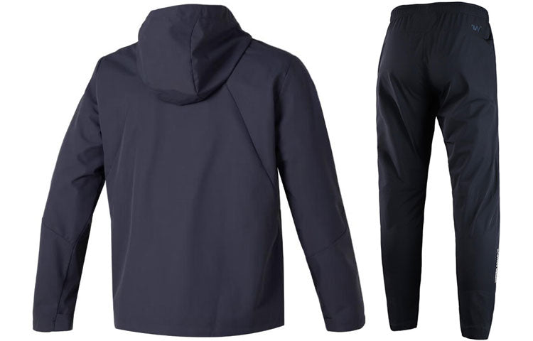 Under armour сплошной цвет логотип логотип капюшон куртка пальто тканые брюки повседневная толстовка мужская
