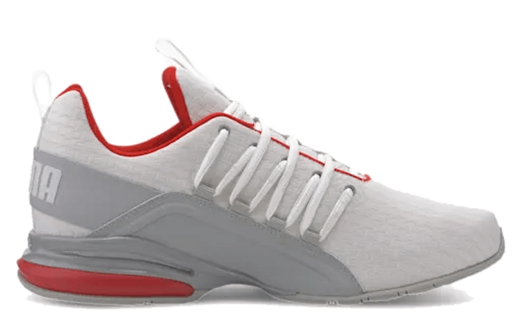 Кроссовки Puma Axelion Block White and Red - Boxette Shop